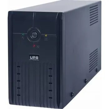 Počítač EUROCASE záložní zdroj EA200LED 750VA, 750VA, USB, RJ11, line interactive EA200LED 750VA