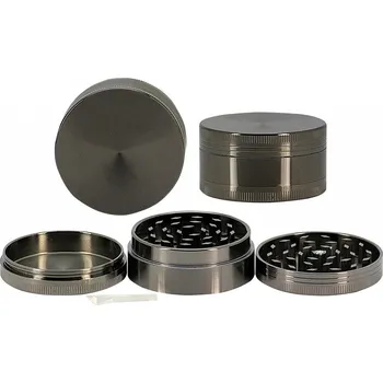 Humidor Třídílný kovový drtič tabáku 11231