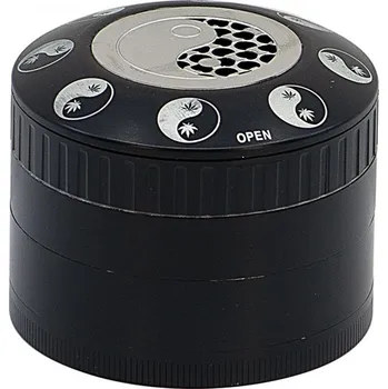 Humidor Čtyřdílný kovový drtič tabáku 11324 se struhadlem