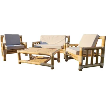 Sedací souprava Bambusová sedací souprava Bandung