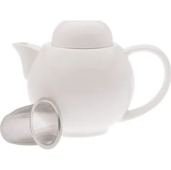 Konvice na čaj Porcelánová Konvice se sítkem White Basics 0,7 l - Maxwell&Williams (Čajník a sítko na 4 šálky White Basics 0,7 l - Maxwell&Williams)