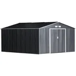 Outsunny Plechová zahradní kůlna na…