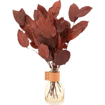 umělá květina Stabilizované listy salalu – červená