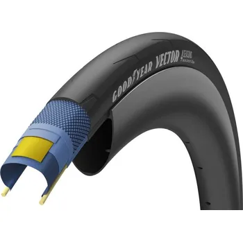 Plášť na kolo Goodyear Vector 4Seasons 700x28, 28-622, TR (kevlar) černá (plášť Goodyear Vector 4Seasons, Tubeless Complete 700x28 / 28-622, černá)