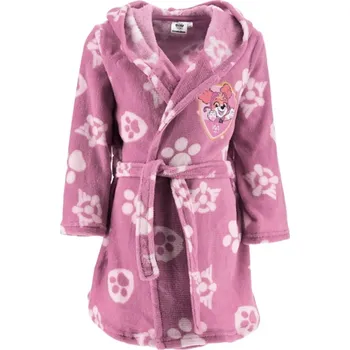 Dívčí župan SunCity • Dívčí fleece župan s kapucí Tlapková patrola - Skye EU 98