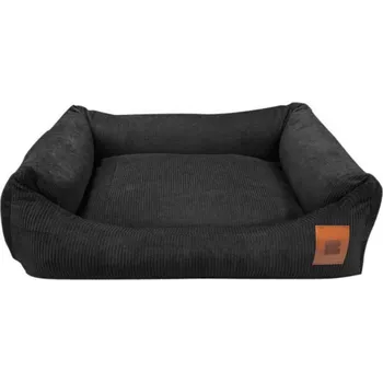 Pelíšek pro psa REDANT menčestrový pelíšek pro psa CORD čierny S