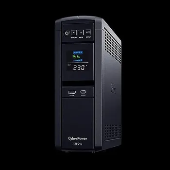 Počítač CyberPower PFC SineWave LCD GP UPS 1350VA/810W, Schuko zásuvky CP1350EPFCLCD