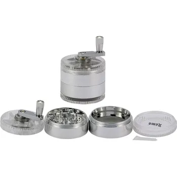 Humidor Čtyřdílný kovový drtič tabáku “mlýnek” 11259