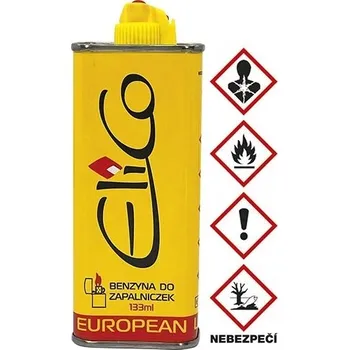 Příslušenství k zapalovači Benzín do zapalovačů ELICO ve 133 ml lahvi
