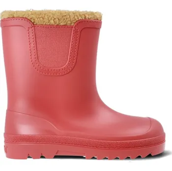 Dívčí obuv IGOR ZATEPLENÉ ZIMNÍ HOLÍNKY VERONA BORREGO Coral | Dětské barefoot holínky - 22