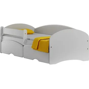 Dětská postel Postel Bianco N23SB 200/90 cm bílá + matrace + šuplík