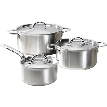 Hrnec Hrnec de Buyer, 3601.06, ALCHIMY, sada, 2 ks hrnců s poklicemi o 20/24 cm, 1 ks rendlík s poklicí o 16 cm