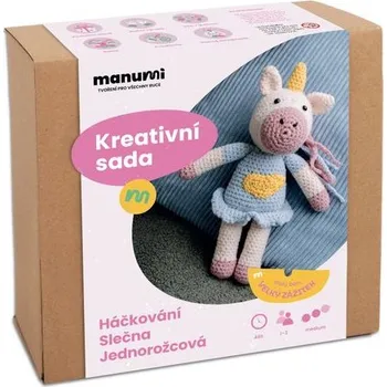 kreativní sada Manumi kreativní sada na háčkování slečna Jednorožcová