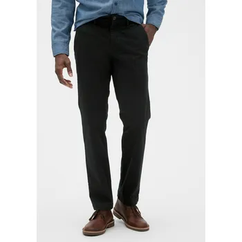 Pánské kalhoty GAP Pánské Kalhoty essential khaki straight fit GapFlex GAP Černá 36/32 (2723954)