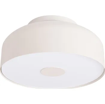 Stropní svítidlo OMIQ béžové kulaté moderní do obýváku a ložnice 30 cm SOLLUX