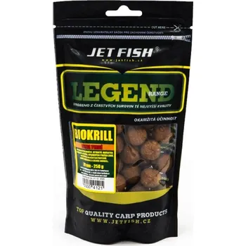 Nástraha JET FISH Boilies Extra Tvrdé Legend Range BIOKRILL 250 g - 20 mm