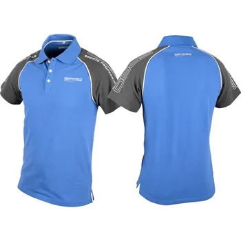 Rybářské oblečení SPRO Tričko Blue/Grey Polo XL