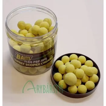 Nástraha STRATEGY BAITS Plovoucí boilies Fluo Pop-Ups 100 g - Sweet Scopex Cream / 20 mm