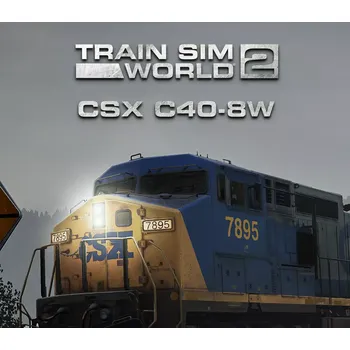 Počítačová hra Train Sim World 2 - CSX C40-8W Loco Add-On DLC