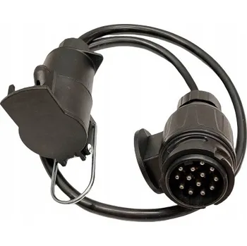 Auto elektroinstalace Adaptér / Redukce přívěsu 13 pin na 7 pin 13/7 KABEL redukce pro ZÁSUVKY tažného zařízení