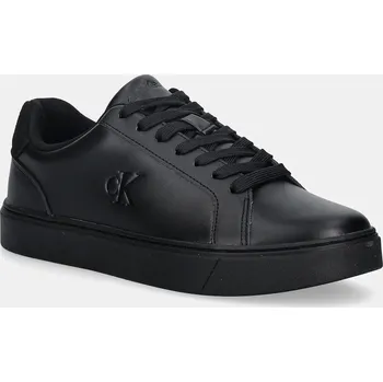 Pánská móda Kožené tenisky Calvin Klein CLASSIC CUPSOLE LACEUP LTH YM0YM01435 černá 99C, EUR 45