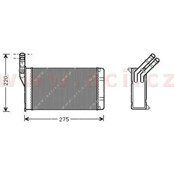 Výměník tepla Výměník tepla, vnitřní vytápění ACI 09006082