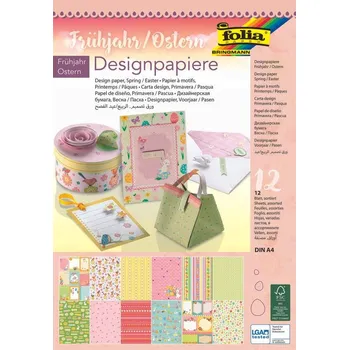 Folia sada papírů s motivem - JARO / VELIKONOCE
