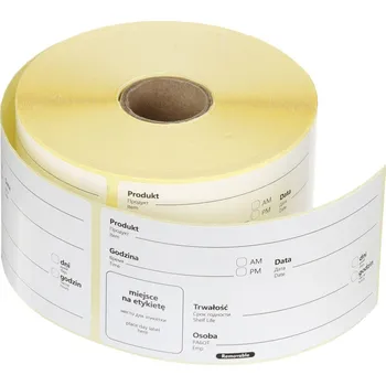 Nálepka pro opakované použití v oblasti bezpečnosti potravin – „POUŽIJTE DO“, HENDI, 500 ks, 100x50mm