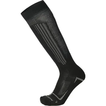 Pánské termo ponožky Mico Medium Weight Superthermo Primaloft Natural Merino Ski Socks - nero/grigio 38-40