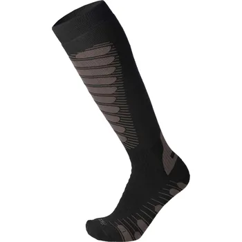 Pánské termo ponožky Mico Heavy Weight Superthermo Primaloft Merino Ski Socks - nero grigio 38-40