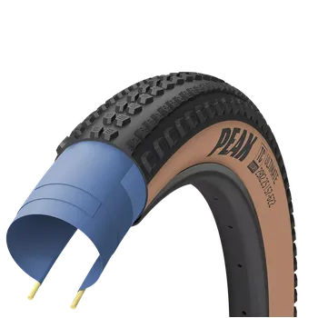 Plášť na kolo Goodyear Peak 29x2.25“, 57-622, TR (kevlar) Tan (plášť Goodyear Peak, Ultimate Tubeless Complete 29x2.25 / 57-622, Tan)