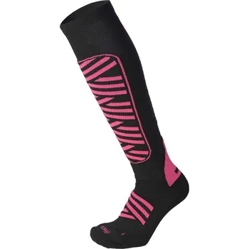 Pánské termo ponožky Mico Heavy Weight Superthermo Primaloft Merino Ski Woman Socks - nero/fucsia 35-36