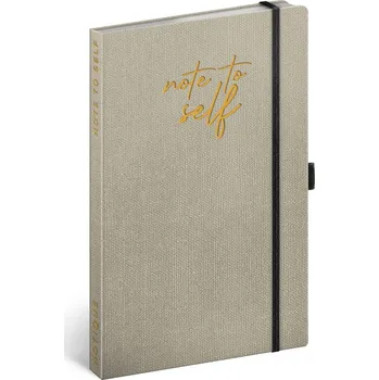 Diář Nedatovaný plánovač Note to self, 5 minut denně, 13 × 21 cm