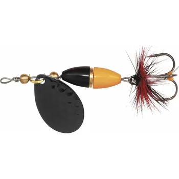 Umělá nástraha Kinetic Třpytka Fizz Black/Orange/Gold Ribbon - Velikost Háčku 6 Hmotnost 7 g