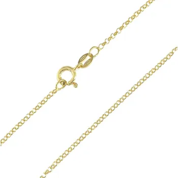 Řetízek Stříbrný pozlacený řetízek rolo délka řetízku 42cm