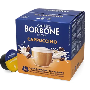 Nápoj Caffè Borbone | Cappuccino - Počet kapslí pro Dolce Gusto: 16