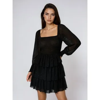 Dámské oblečení Sinsay - Šaty babydoll - černá - 704FI-99X - 704FI-99X-S