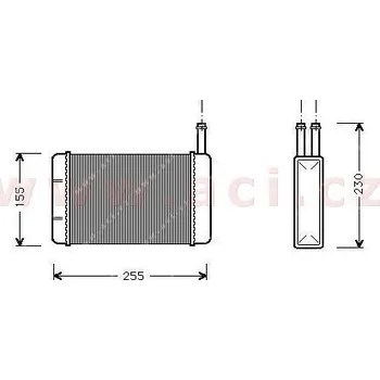 Výměník tepla Výměník tepla, vnitřní vytápění ACI 18006134