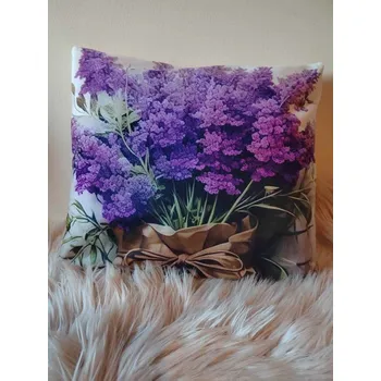 Povlak na polštářek Povlak na polštář 40x40 cm levandule č.2, 1 ks Povlak na polštářek