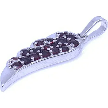 Přívěsek Český Granát Jan Kos Jewellery Stříbrný přívěsek s granátem 14139945001