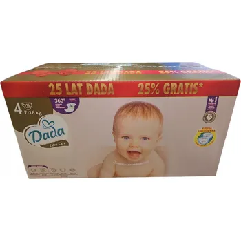 jednorázová plena Dada Extra care box vel. 4 - 116 ks (7-16 kg)