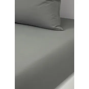 Prostěradlo Bavlněné prostěradlo s gumou BOSS BEBOSS Khaki 90 x 200 cm zelená barva 1058806 97X