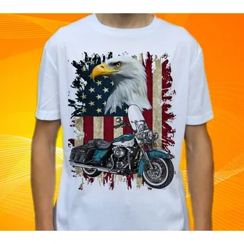 Pánské tričko Pánské tričko s motorkou Harley Davidson II vel. M