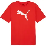 PUMA Team Rise Logo Jersey Cotton 658705-01 červené S