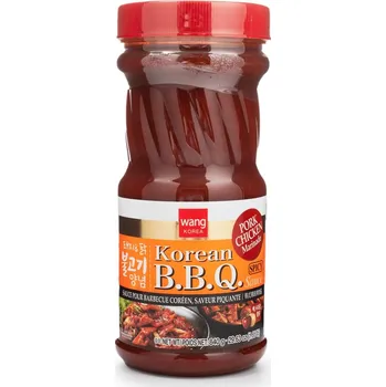 Omáčka Wang korejská omáčka B.B.Q. pálivá na vepřové a kuřecí maso 840 g