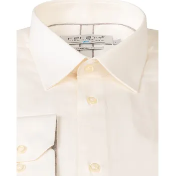 Pánská košile FERATT Pánská košile F-LINE II Modern smetanová Velikost: S