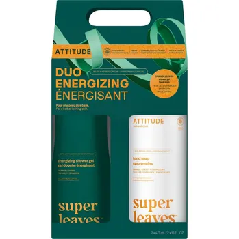 Sprchový gel Tělový set Energie 2 x 473 ml pomerančové listy Super leaves