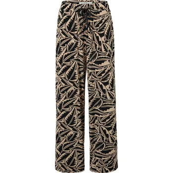 Dámské kalhoty 640095 - Tchibo - Palácové kalhoty s potiskem - pro ženy - vel. L 44/46 - barva: černá/s potiskem