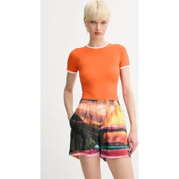 Pánské oblečení Tričko Sunnei PRTWWJER009 oranžová 23X, vel. L