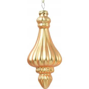 Vánoční dekorace Tvarované Vánoční Baňky , rampouchy 15 cm 6 ks